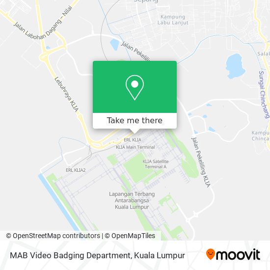 MAB Video Badging Department map