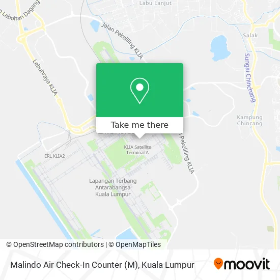 Malindo Air Check-In Counter map