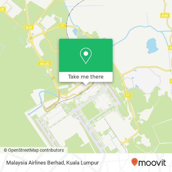 Peta Malaysia Airlines Berhad