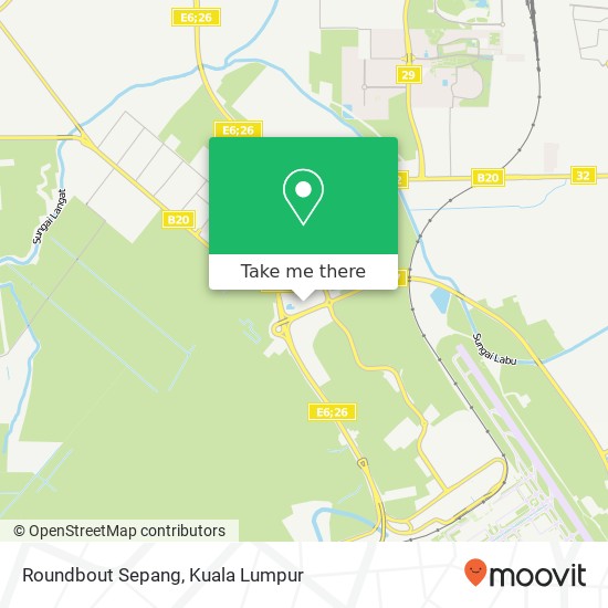 Roundbout Sepang map