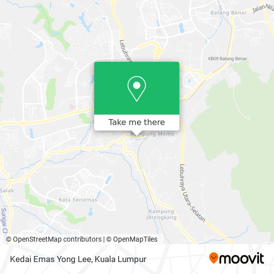 Kedai Emas Yong Lee map