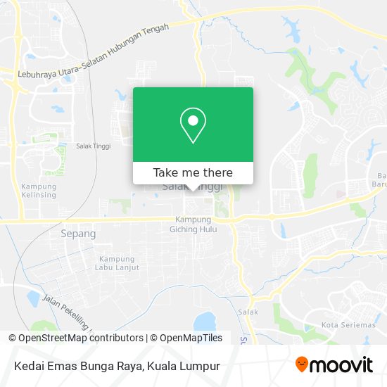 Kedai Emas Bunga Raya map