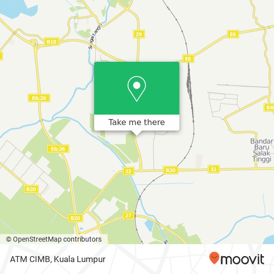 ATM CIMB map