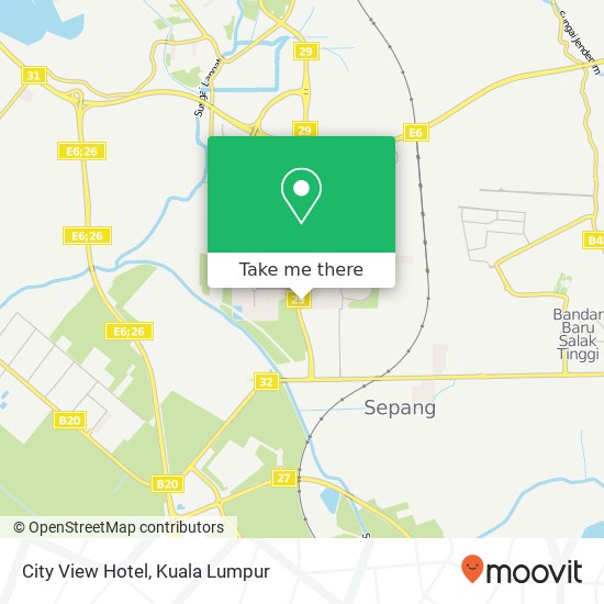 City View Hotel map