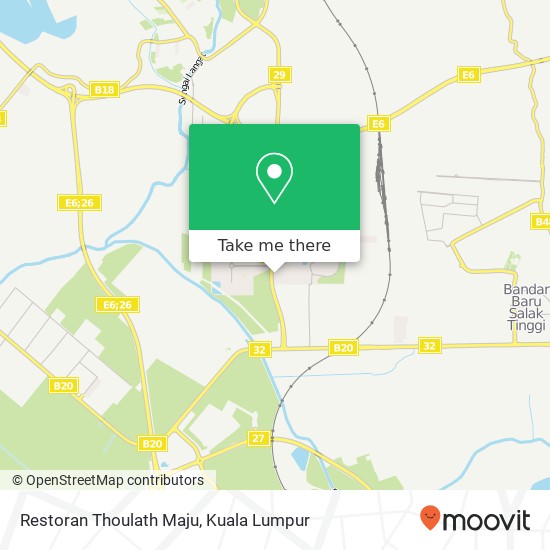 Restoran Thoulath Maju map