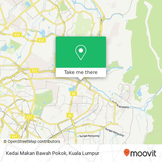 Kedai Makan Bawah Pokok map