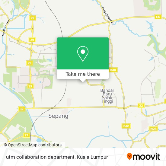 utm collaboration department map