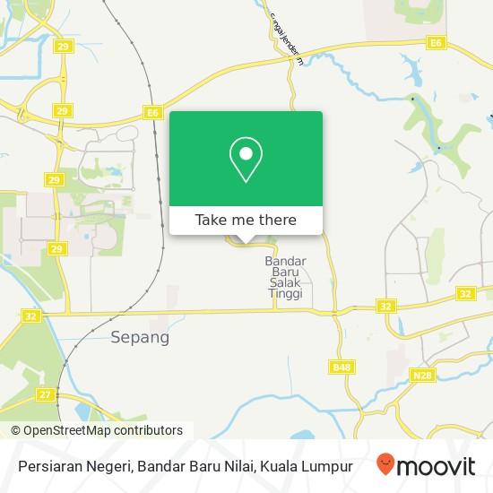 Persiaran Negeri, Bandar Baru Nilai map