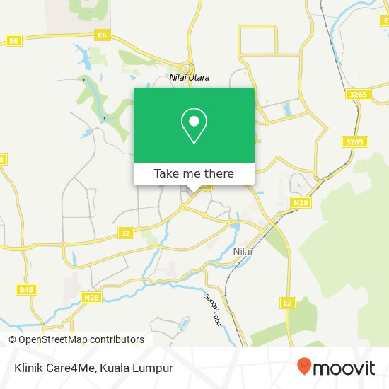 Klinik Care4Me map