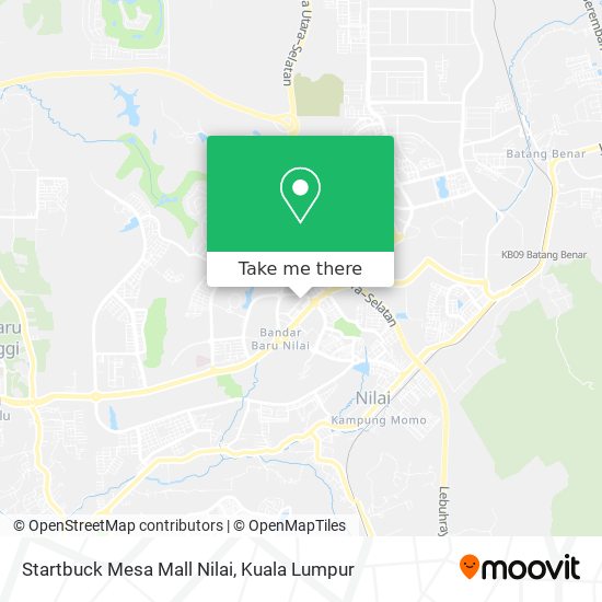 Startbuck Mesa Mall Nilai map