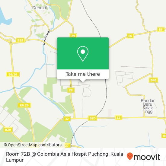 Room 72B @ Colombia Asia Hospit Puchong map