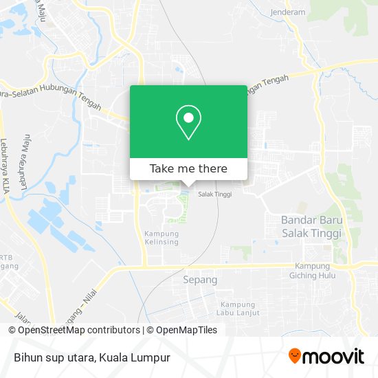 Peta Bihun sup utara