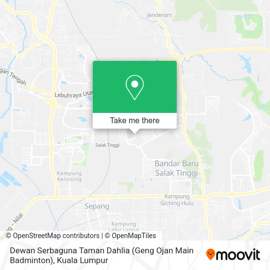 Dewan Serbaguna Taman Dahlia (Geng Ojan Main Badminton) map