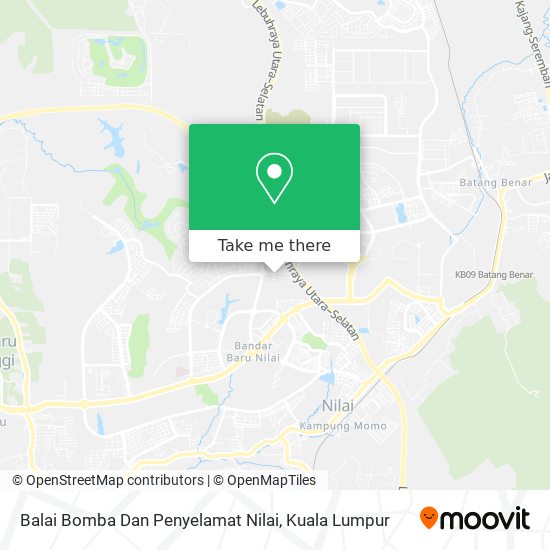 Peta Balai Bomba Dan Penyelamat Nilai