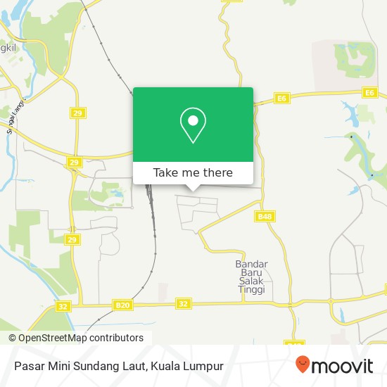 Pasar Mini Sundang Laut map