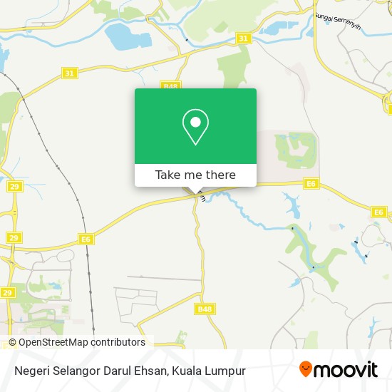 Peta Negeri Selangor Darul Ehsan
