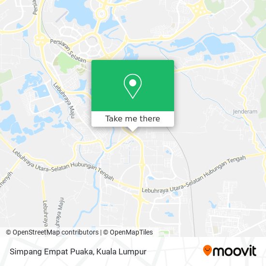 Peta Simpang Empat Puaka