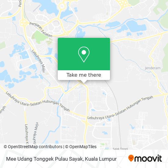 Peta Mee Udang Tonggek Pulau Sayak