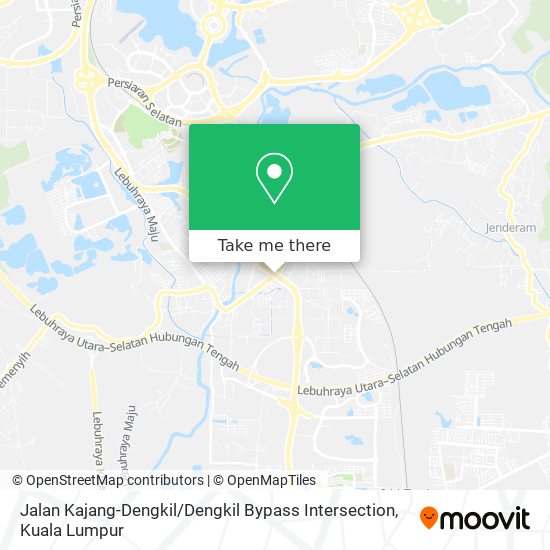 Peta Jalan Kajang-Dengkil / Dengkil Bypass Intersection