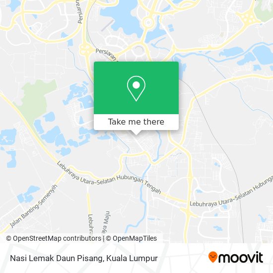 Nasi Lemak Daun Pisang map