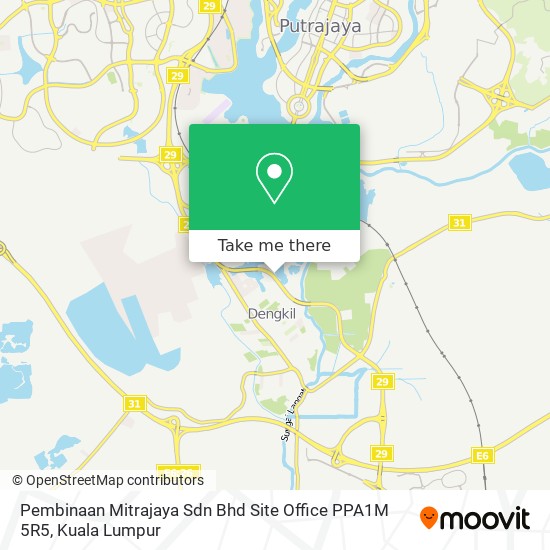 How To Get To Pembinaan Mitrajaya Sdn Bhd Site Office Ppa1m 5r5 In Sepang By Bus