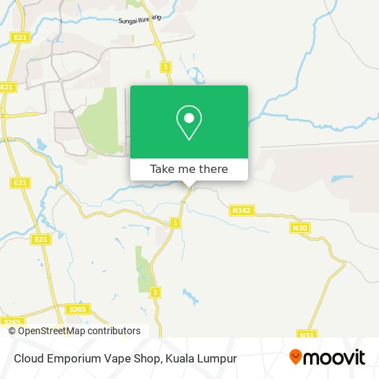 Cloud Emporium Vape Shop map