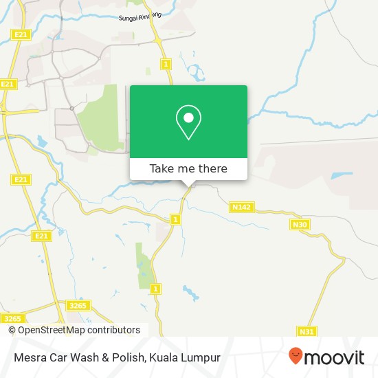 Mesra Car Wash & Polish map
