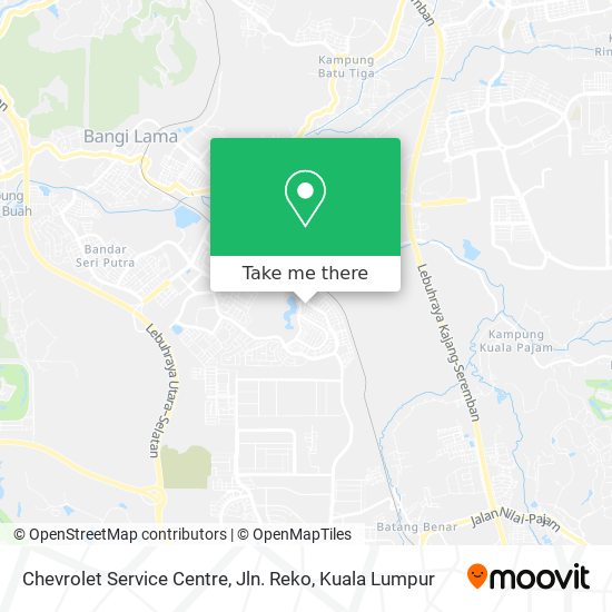 Chevrolet Service Centre, Jln. Reko map