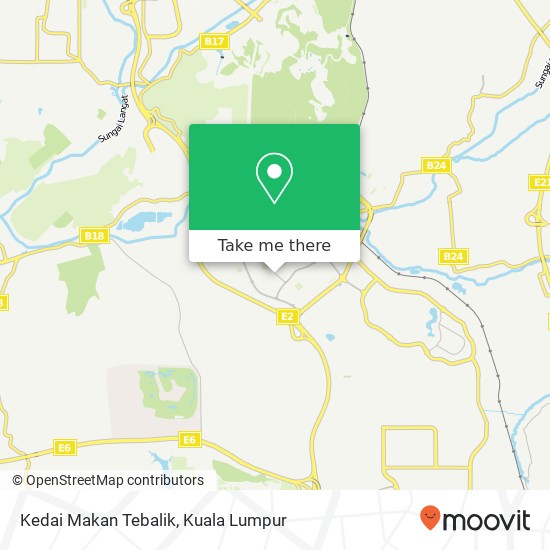 Kedai Makan Tebalik map