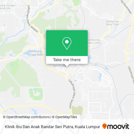 Klinik Ibu Dan Anak Bandar Seri Putra map