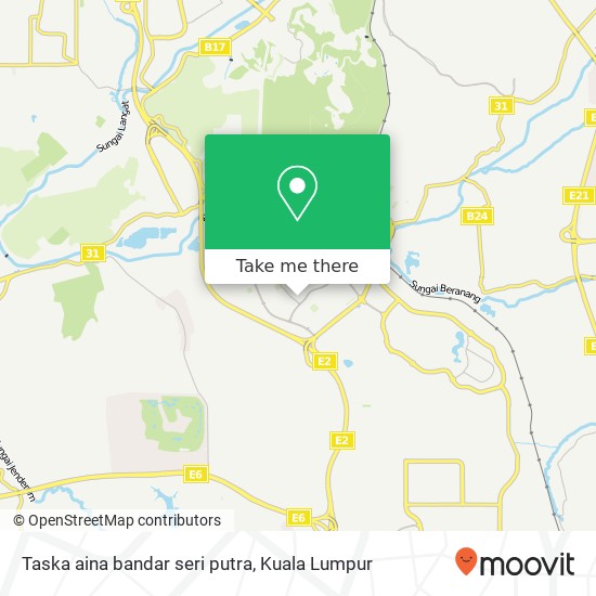 Taska aina bandar seri putra map