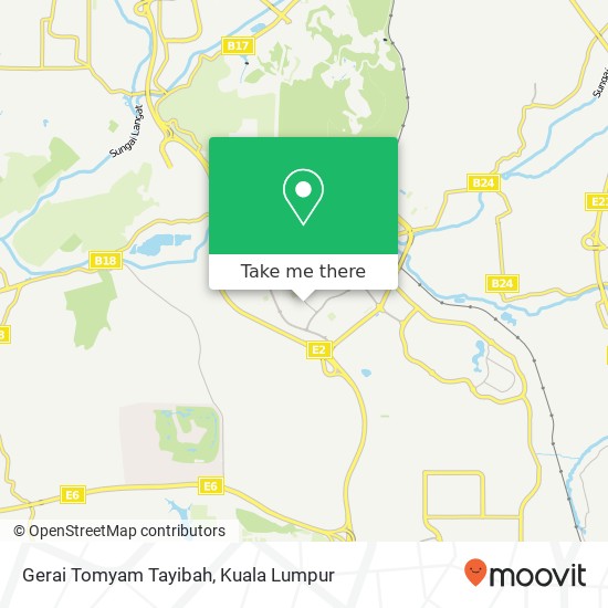 Gerai Tomyam Tayibah map