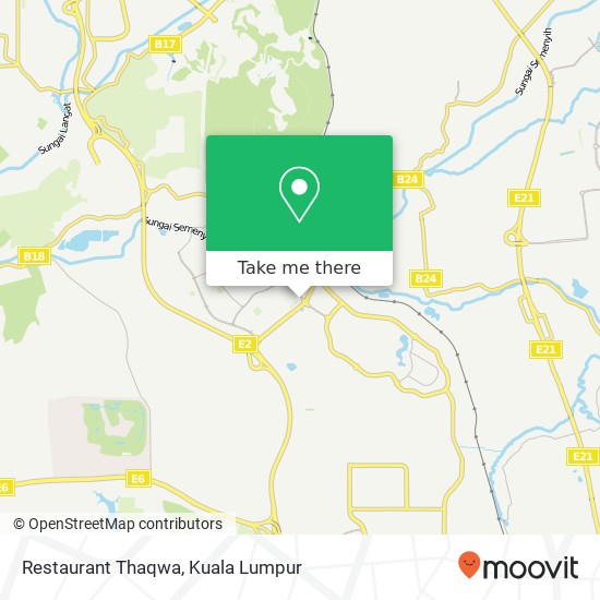 Restaurant Thaqwa map