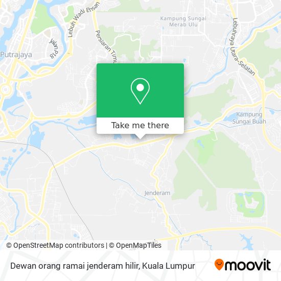 Peta Dewan orang ramai jenderam hilir