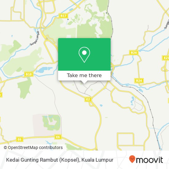 Kedai Gunting Rambut (Kopsel) map