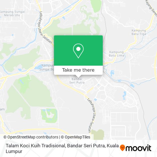 Peta Talam Koci Kuih Tradisional, Bandar Seri Putra