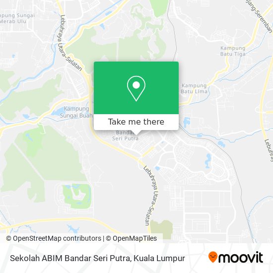 Sekolah ABIM Bandar Seri Putra map