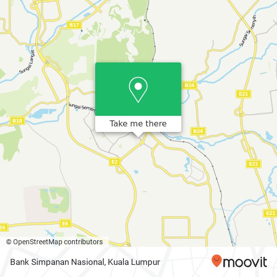 Bank Simpanan Nasional map