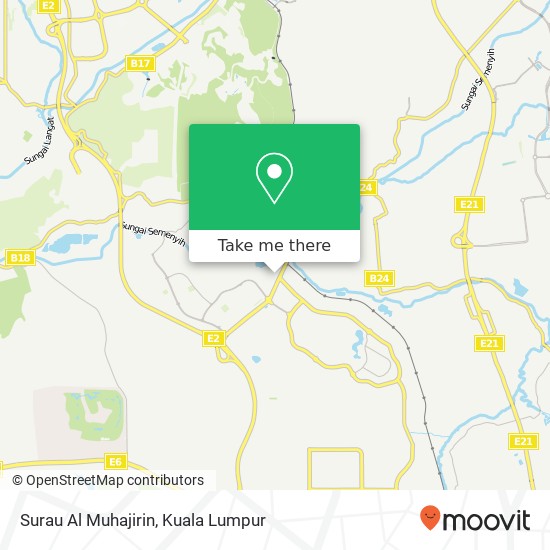 Surau Al Muhajirin map