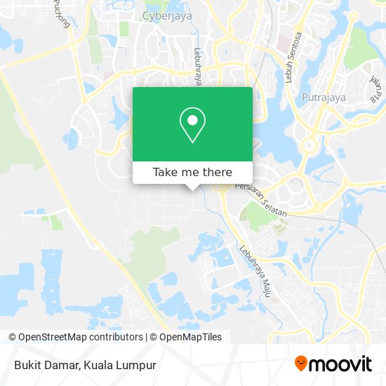 Bukit Damar map