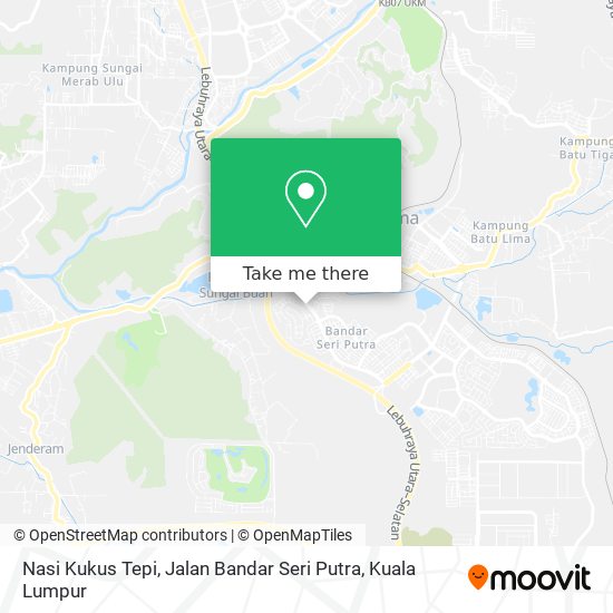 Nasi Kukus Tepi, Jalan Bandar Seri Putra map
