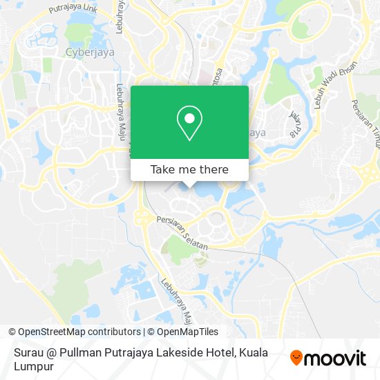 Peta Surau @ Pullman Putrajaya Lakeside Hotel