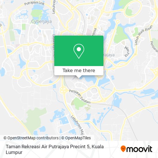 Taman Rekreasi Air Putrajaya Precint 5 map