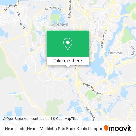 Peta Nexus Lab (Nexus Medilabs Sdn Bhd)