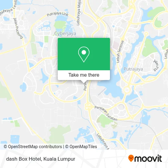dash Box Hotel map