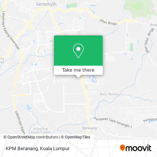 Peta KPM Beranang