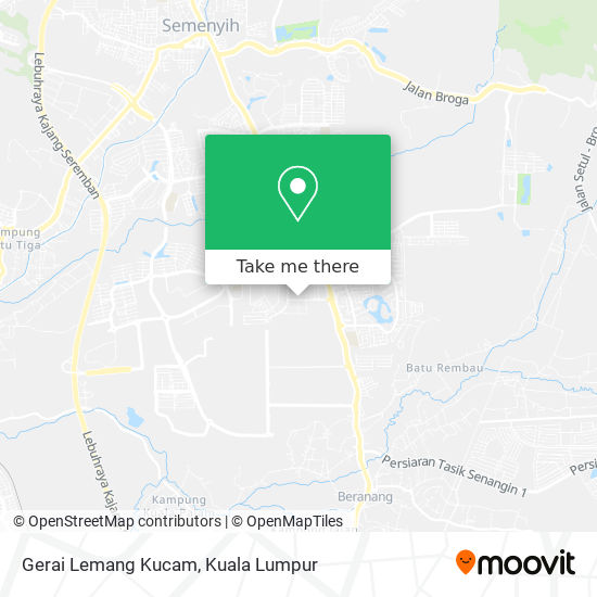 Gerai Lemang Kucam map