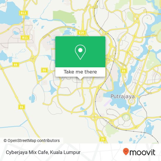 Cyberjaya Mix Cafe map