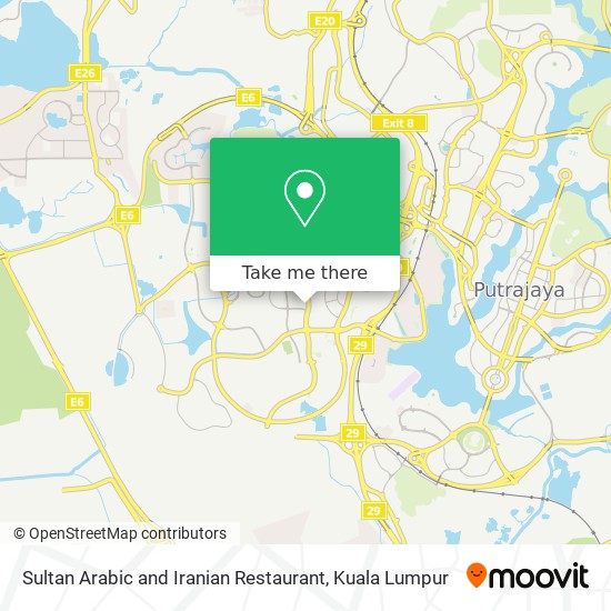 Sultan Arabic and Iranian Restaurant map