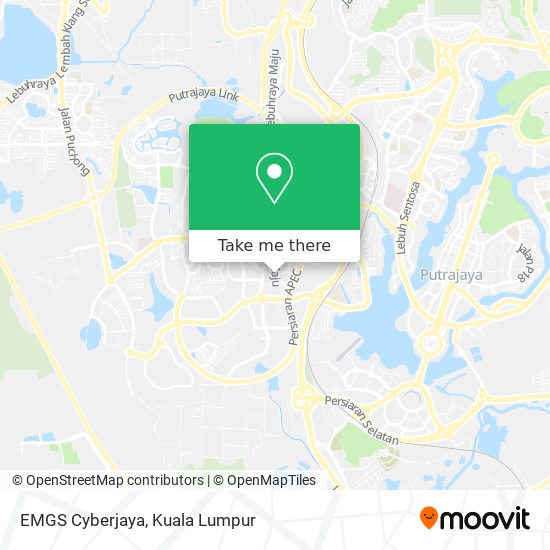 EMGS Cyberjaya map